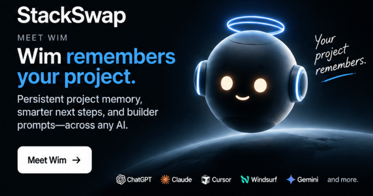 Wim remembers what you built, understands what changed, and tells you what to build next (across eve